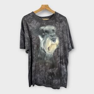 The Mountain Unisex Mens size XL Mini Schnauzer Short Sleeve Graphic T-Shirt